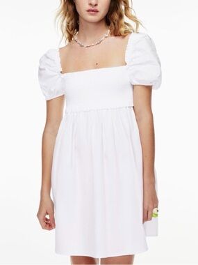 Aritzia Sunday Best Hadley Dress White
